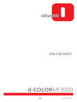 Olivetti d-Color MF3000 El kitabı