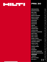 Hilti PRA 30 Kullanma talimatları