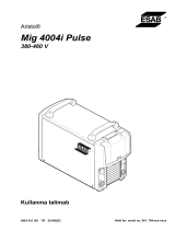 ESAB Mig 4004i Pulse Kullanım kılavuzu