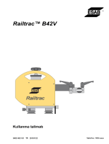 ESAB Railtrac™ B42V Kullanım kılavuzu