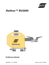 ESAB Railtrac™ BV2000 Kullanım kılavuzu