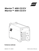 ESAB Warrior™ 500i cc/cv Kullanım kılavuzu
