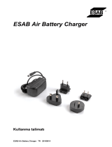 ESAB ESAB Air Battery Charger Kullanım kılavuzu