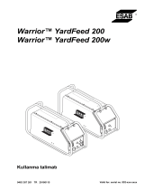ESAB Warrior™ YardFeed 200, Warrior™ YardFeed 200w Kullanım kılavuzu