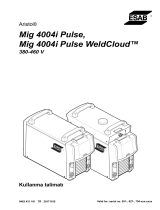 ESAB Mig 4004i Pulse WeldCloud™ Kullanım kılavuzu