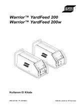 ESAB Warrior™ YardFeed 200, Warrior™ YardFeed 200w Kullanım kılavuzu