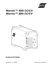 ESAB Warrior™ 500i cc/cv Kullanım kılavuzu