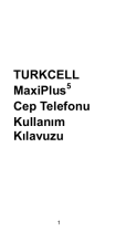 ZTE Turkcell Maxi Plus 5 Kullanım kılavuzu