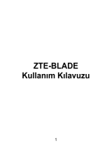 ZTE ZTE-BLADE Kullanım kılavuzu