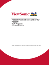 ViewSonic PS501X-S Kullanici rehberi