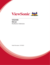 ViewSonic VG2449_H2 Kullanici rehberi