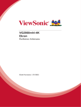 ViewSonic VG2860MHL-4K Kullanici rehberi
