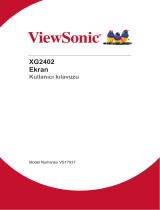 ViewSonic XG2402-S Kullanici rehberi