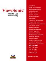 ViewSonic VP2765-LED Kullanici rehberi