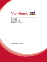 ViewSonic SC-U25_BK_US0-S Kullanici rehberi