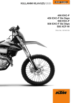 KTM 450 EXC-F Six Days 2020 El kitabı