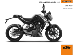 KTM 200 Duke BR 2020 El kitabı