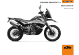 KTM 790 Adventure R EU 2019 El kitabı