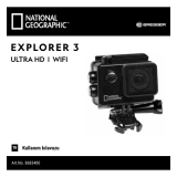 National Geographic 4K Ultra-HD WIFI Action Camera Explorer 3 El kitabı