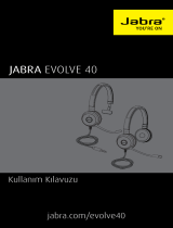 Jabra Evolve 40 MS Stereo USB-C Kullanım kılavuzu