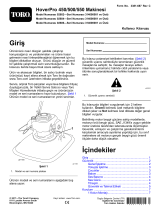 Toro HoverPro 500 Machine Kullanım kılavuzu