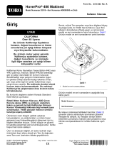 Toro HoverPro 400 Machine Kullanım kılavuzu