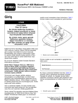 Toro HoverPro 400 Machine Kullanım kılavuzu