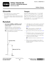 Toro Transport Wheel Kit, HoverPro 450/500/550 Machine Kullanım kılavuzu
