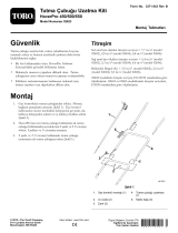 Toro Handlebar Extension Kit, HoverPro 450/500/550 Machine Yükleme Rehberi