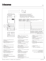 Bticino 346210 Kullanma talimatları