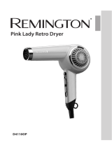 Remington Pink Lady Retro Dryer Gift Pack D4110OP Kullanım kılavuzu