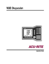ACU-RITE VUE Kullanım kılavuzu