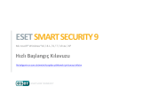 ESET SMART SECURITY Hızlı başlangıç ​​Kılavuzu