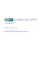 ESET Mobile Security for Android Kullanici rehberi