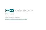ESET Cyber Security for macOS Hızlı başlangıç ​​Kılavuzu