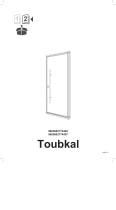 Castorama Porte d'entrée acier Toubkal 215 x 90 cm poussant gauche Assembly Instructions