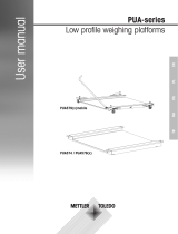Mettler Toledo PUA series EEU Kullanım kılavuzu