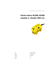 Wacker Neuson M1500/230 EU Kullanım kılavuzu