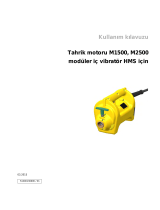 Wacker Neuson M2500/120 GB Kullanım kılavuzu