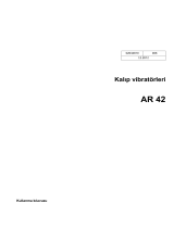 Wacker Neuson AR 42/6/042 Kullanım kılavuzu