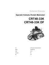Wacker Neuson CRT48-33K DF Kullanım kılavuzu