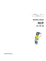 Wacker Neuson RCP-16/120 60 Hz Kullanım kılavuzu