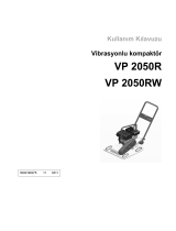 Wacker Neuson VP2050R Kullanım kılavuzu