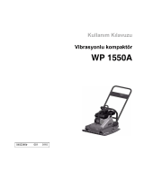 Wacker Neuson WP1550A Kullanım kılavuzu