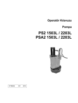 Wacker Neuson PSA21503L Kullanım kılavuzu