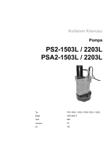 Wacker Neuson PSA21503L Kullanım kılavuzu