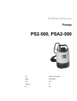 Wacker Neuson PS2500 Kullanım kılavuzu