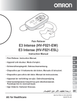 Omron Healthcare E3_Intense_White Kullanım kılavuzu