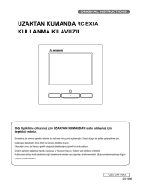 Mitsubishi Heavy Industries RC-EX3A Kullanım kılavuzu