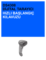 Zebra DS4308 Hızlı başlangıç ​​Kılavuzu